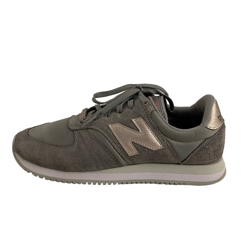 New Balance Women's Athletic Sneakers - Charcoal Gray with Metallic Rose